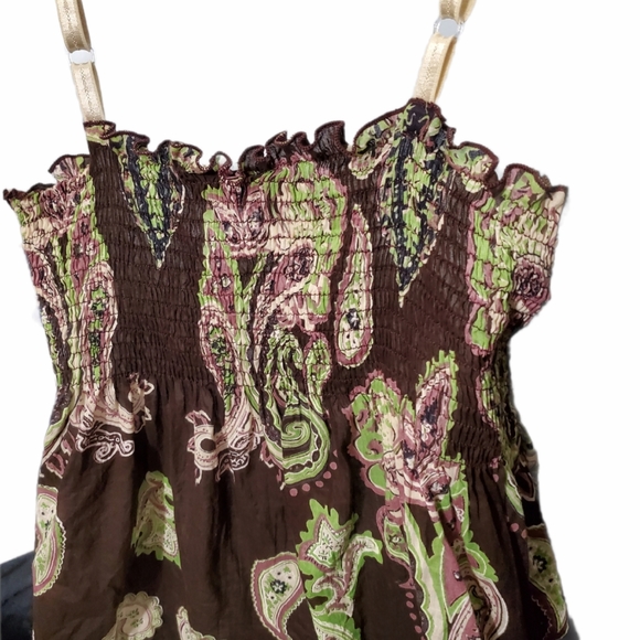 etc. by Lazy Daisy Babydoll Boho Cami Large - Picture 4 of 6